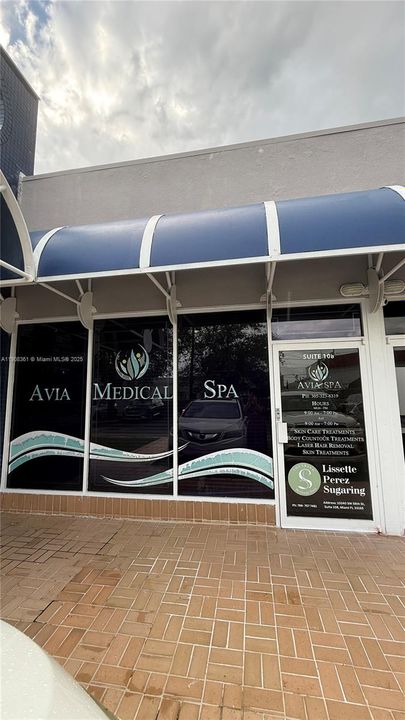 Main entrance to Medical Spa