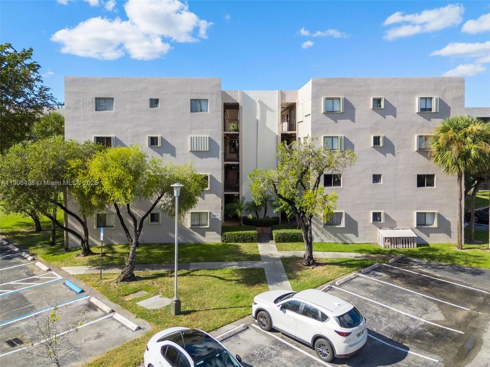 the building where the apartment is located.