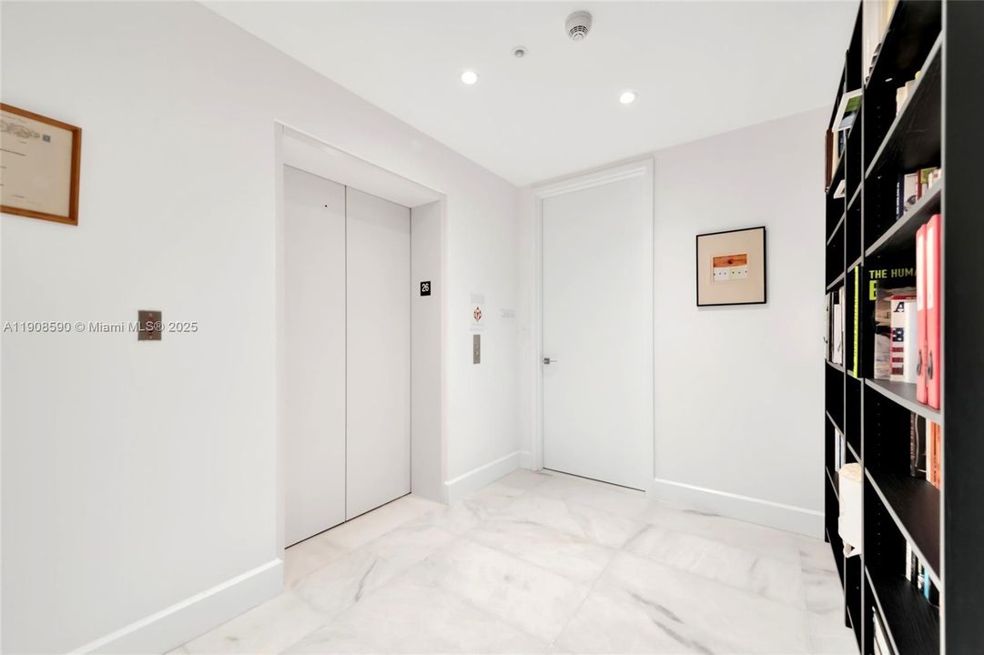 Private Elevator Entry  and your Foyer