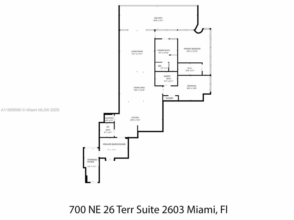 Active With Contract: $12,000 (2 beds, 2 baths, 1910 Square Feet)