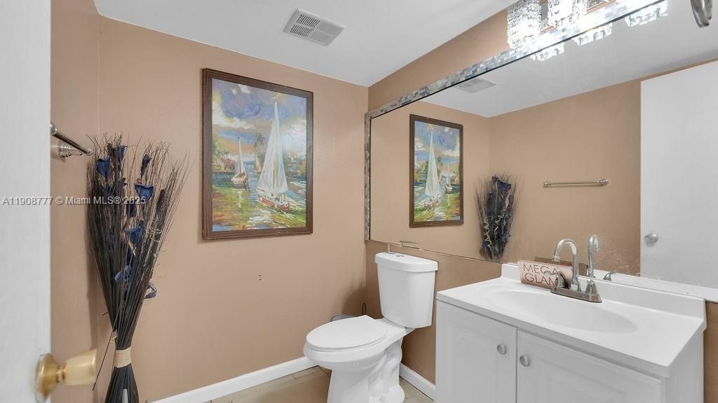 HALF BATHROOM DOWNSTAIRS