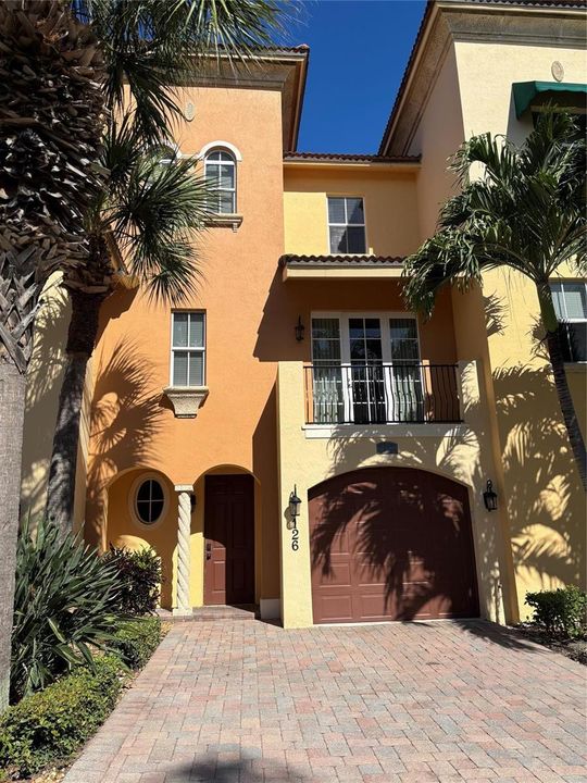 Townhouse front entrance