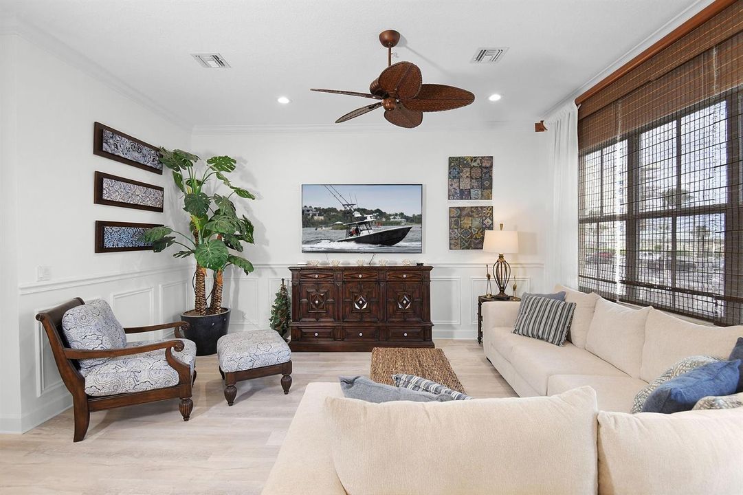 Living Room with Bahama Style Furniture
