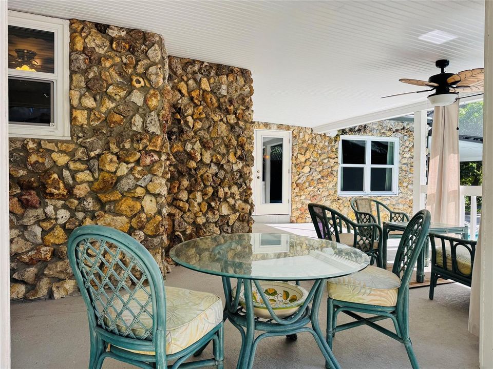 Covered patio
