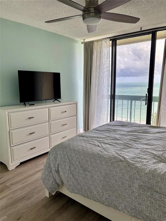 Primary bedroom with view of Ocean