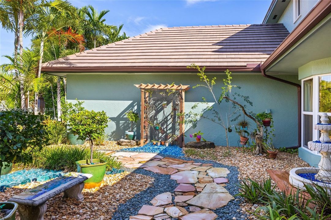 Garden at Front Entrance