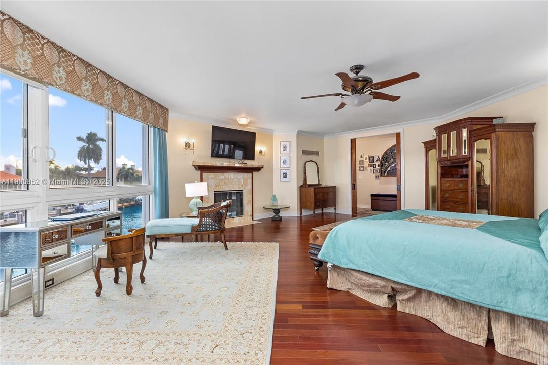 Primary Bedroom with Fireplace