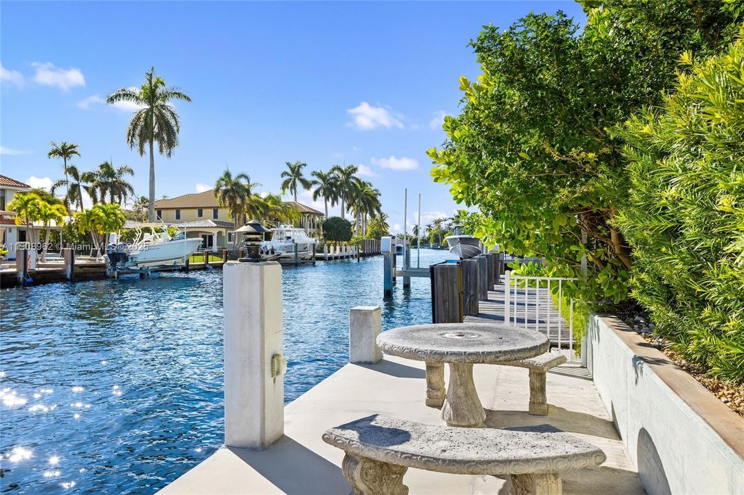 Rear Yard 100 Foot Dock