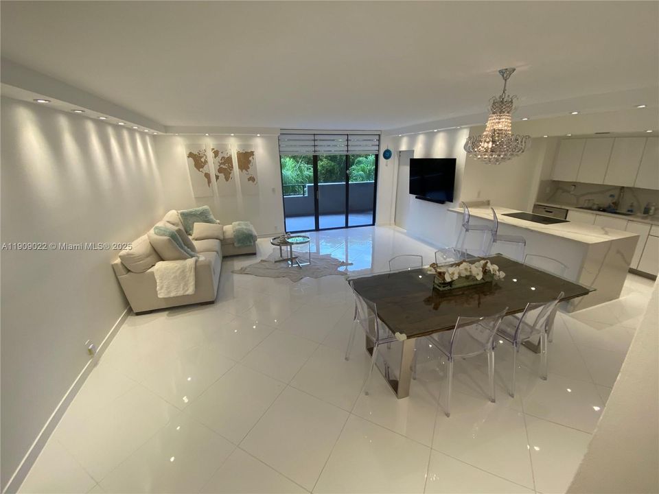 Dining and Living room area