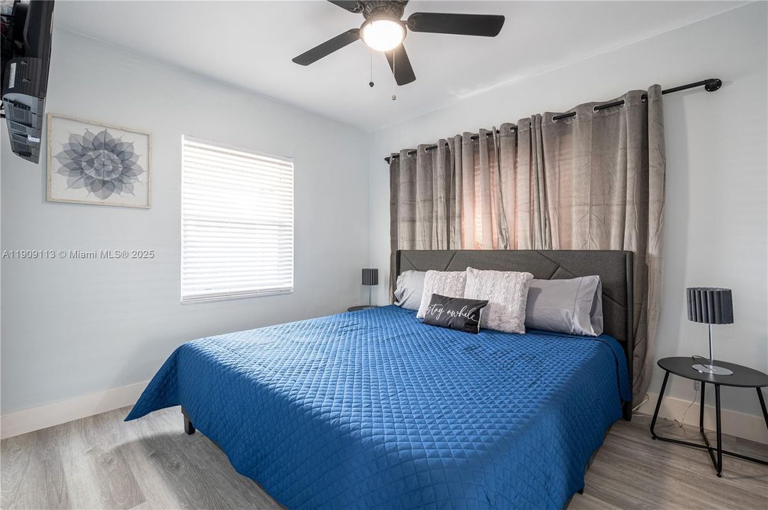 UNIT 2 - Bedroom 1 (TV & Build in Closet