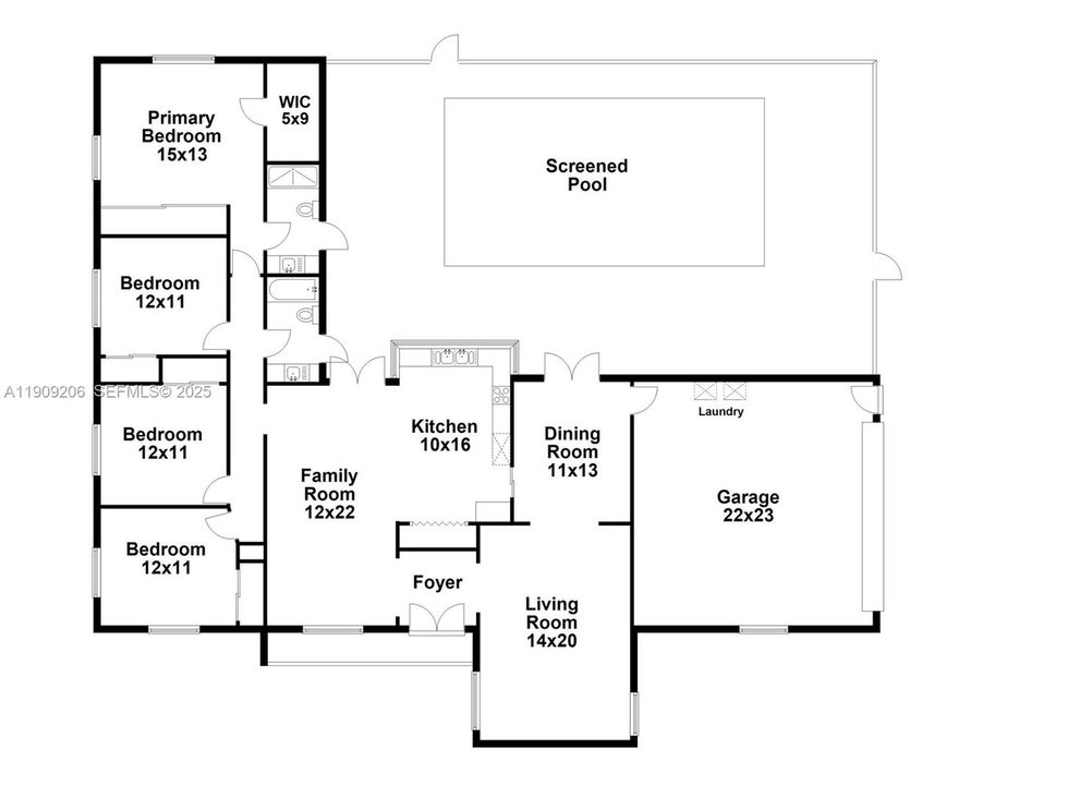 Active With Contract: $975,000 (4 beds, 2 baths, 2130 Square Feet)