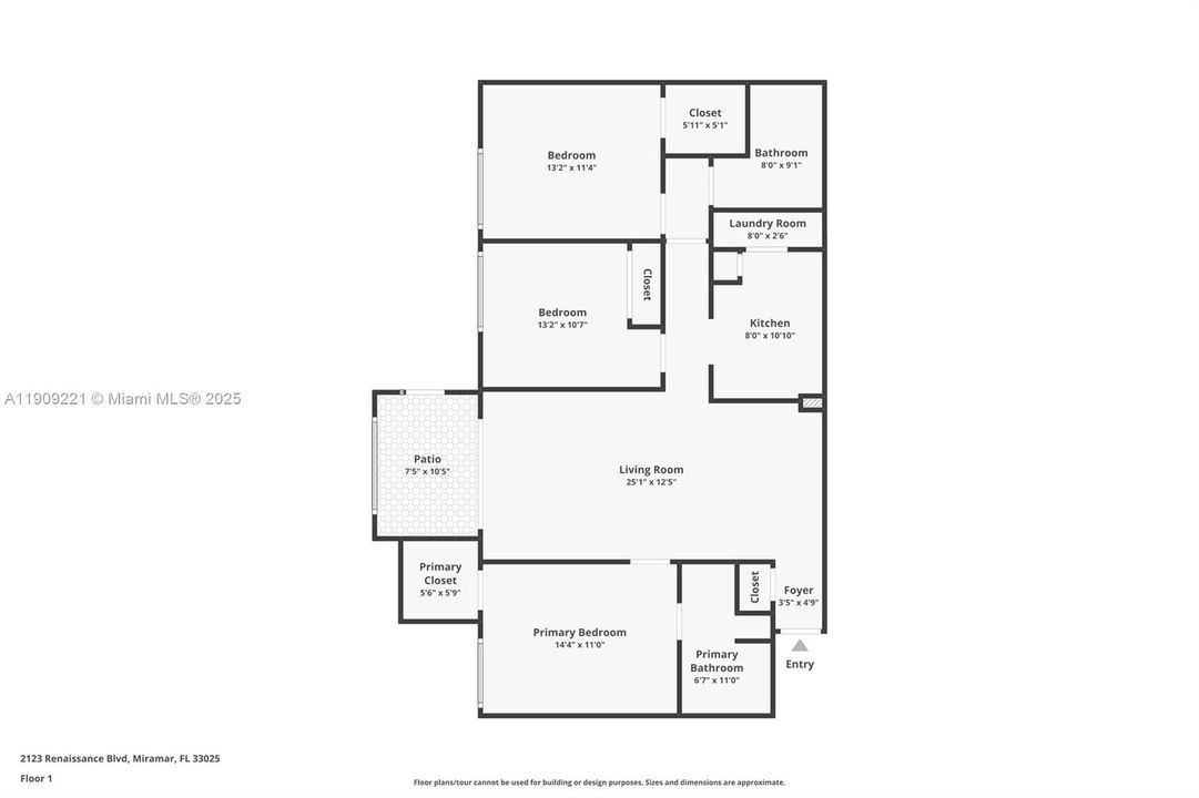 For Sale: $299,000 (3 beds, 2 baths, 1125 Square Feet)