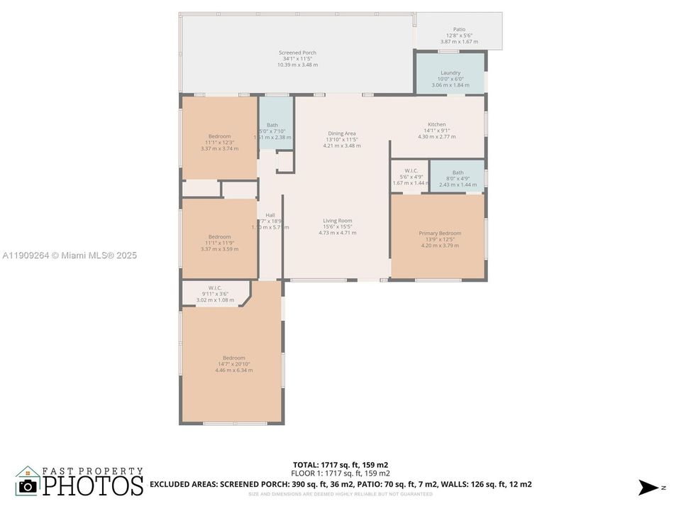 Под контрактом: $3,950 (4 спален, 2 ванн, 1717 Квадратных фут)