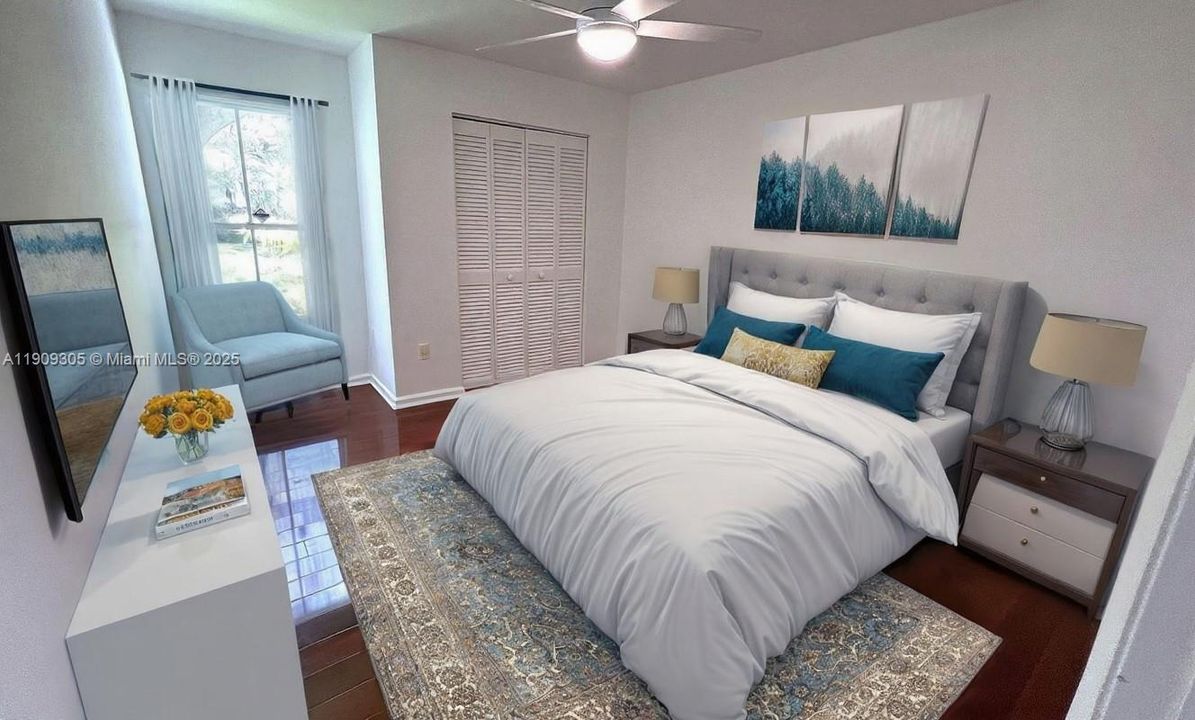 Bedroom #2 Virtual Staging