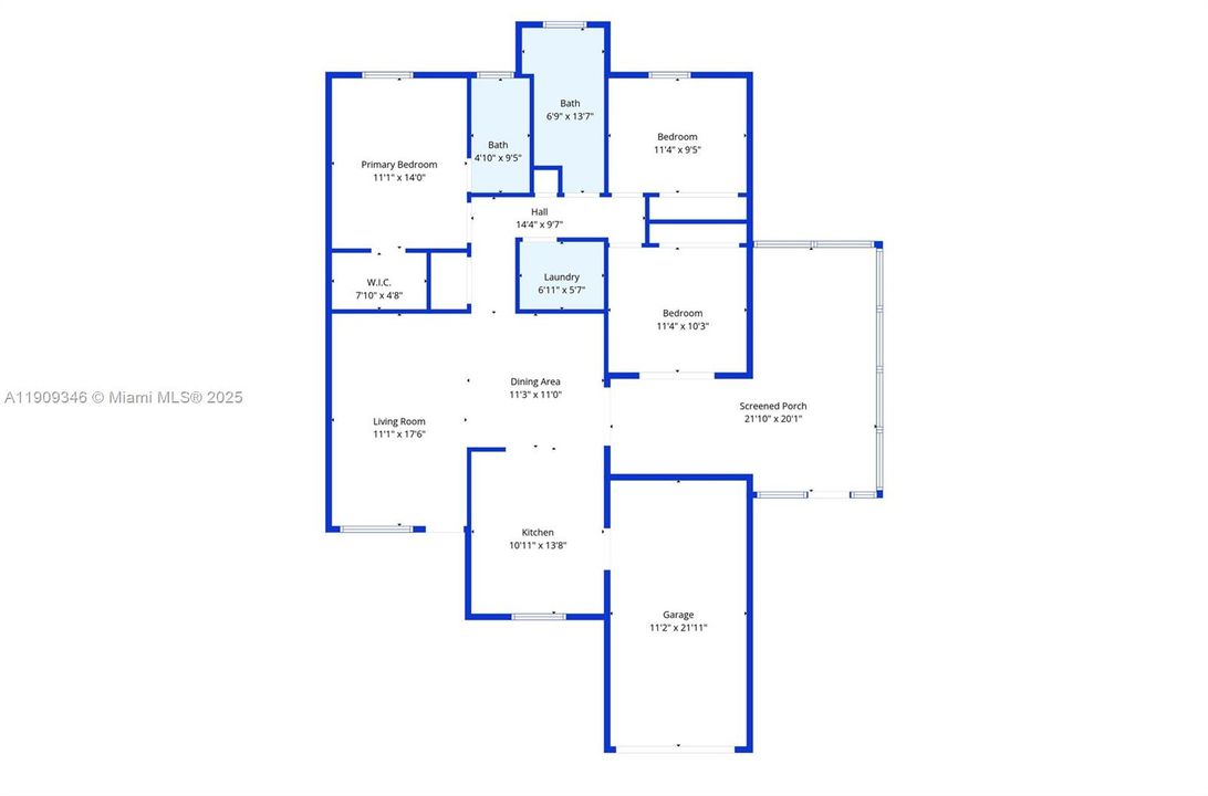 Active With Contract: $465,000 (3 beds, 2 baths, 1198 Square Feet)