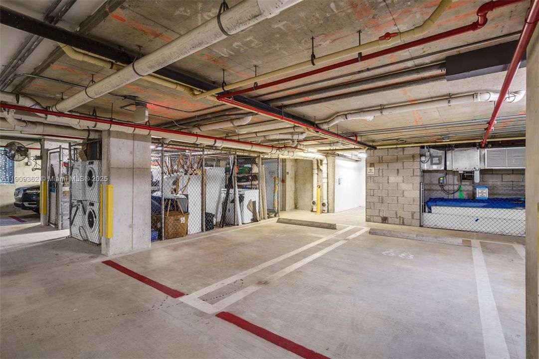 2 Assigned Side-By-Side Spaces on Level 2 Parking with Adjacent Storage