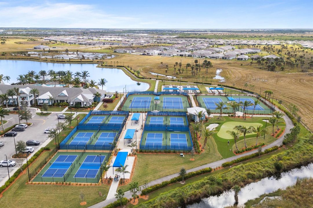 Aerial view of Community Amenities