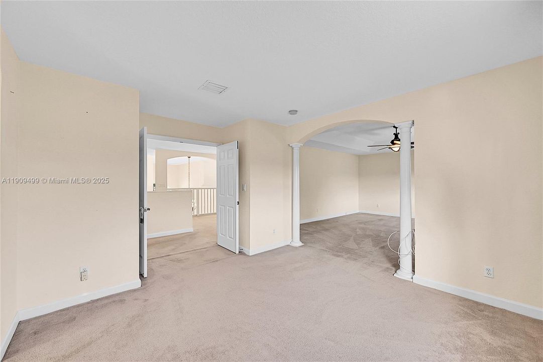 Primary Sitting Area with Primary Bedroom