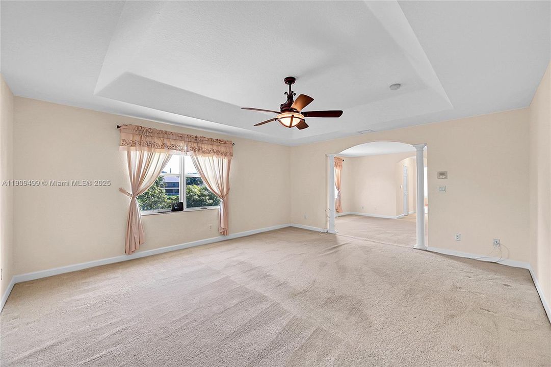 Primary Bedroom with sitting area