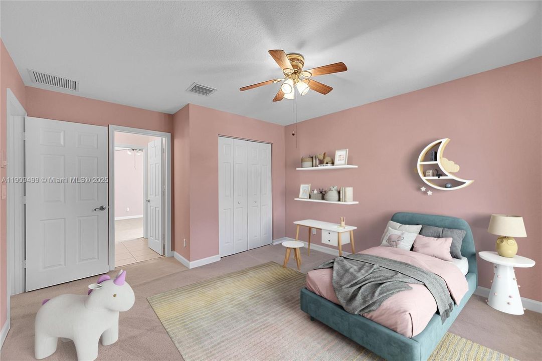 Virtual Upstairs Bedroom