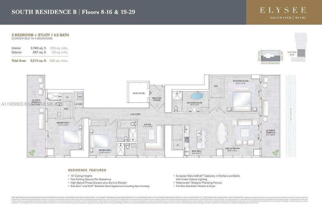 En Venta: $2,795,000 (3 camas, 4 baños, 2743 Pies cuadrados)