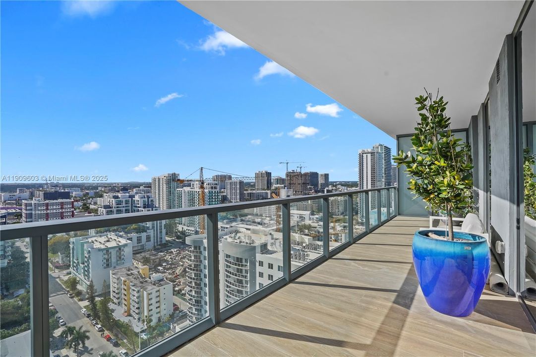 Sunset Balcony off office