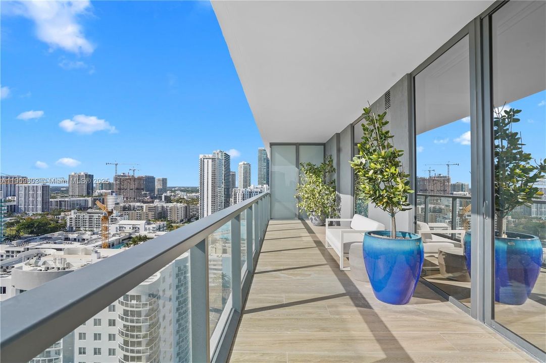 Sunset Balcony off office