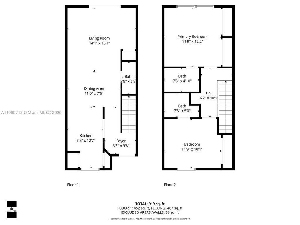 На продажу: $430,000 (2 спален, 2 ванн, 1158 Квадратных фут)