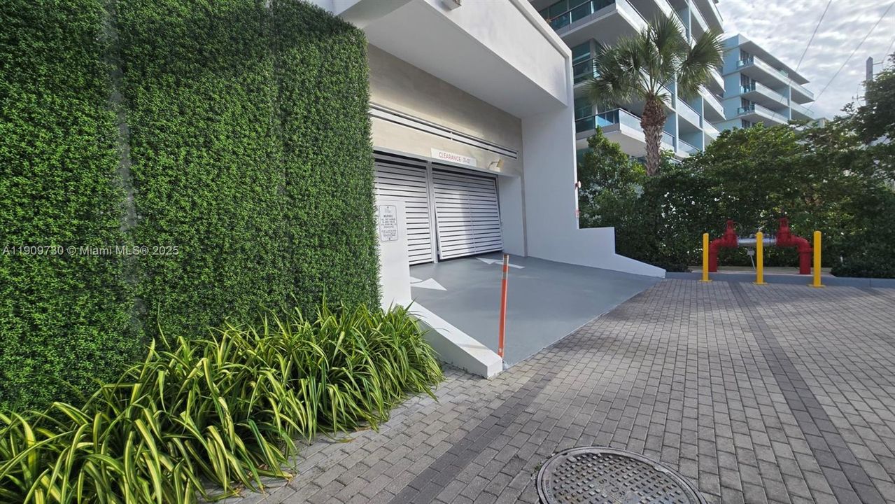 Covered assigned parking