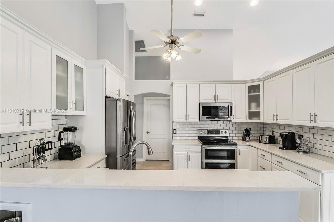 Kitchen view from family room