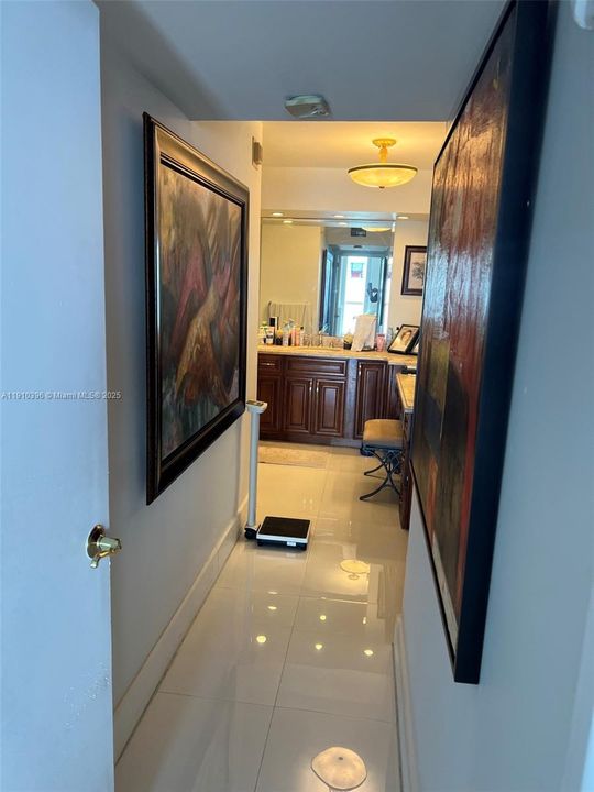 Entrance to Master Bath & Master Bedroom