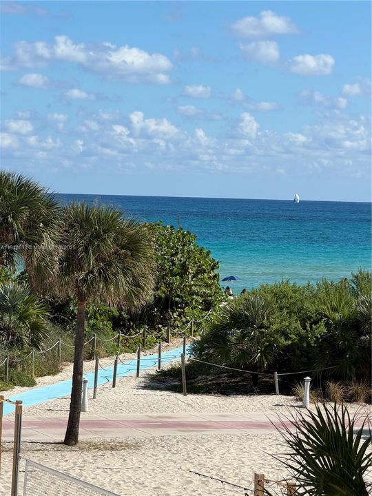 Beach just steps away!