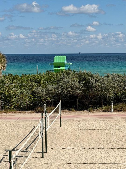 Volleyball on the beach?