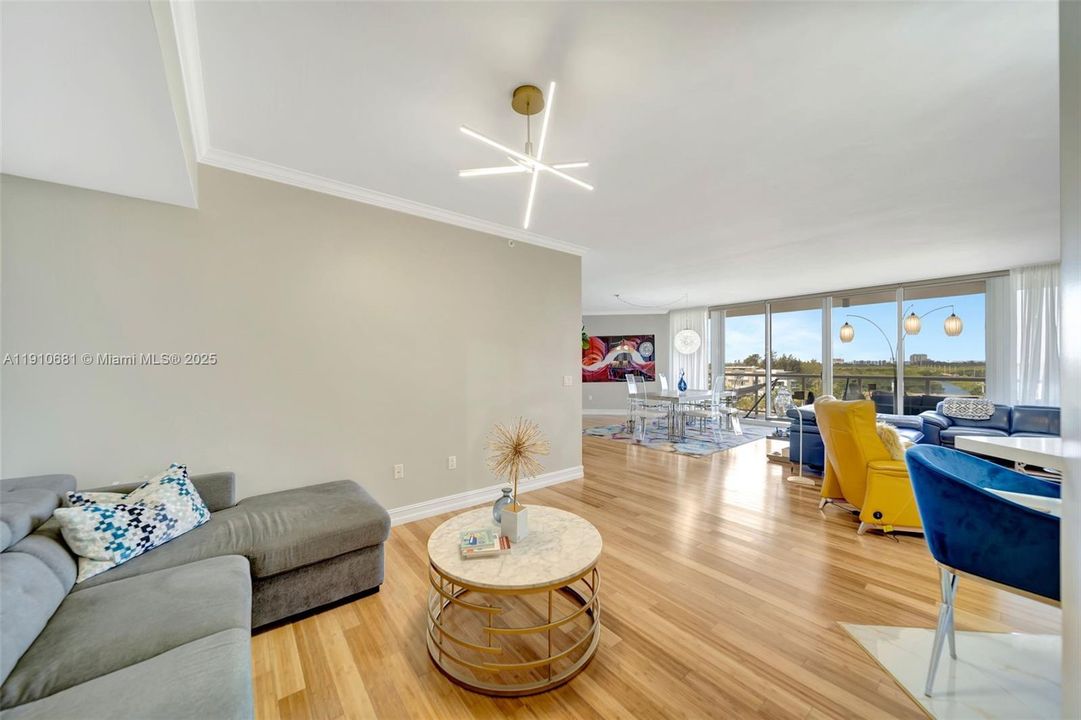 Den can be closed off for 3rd bedroom