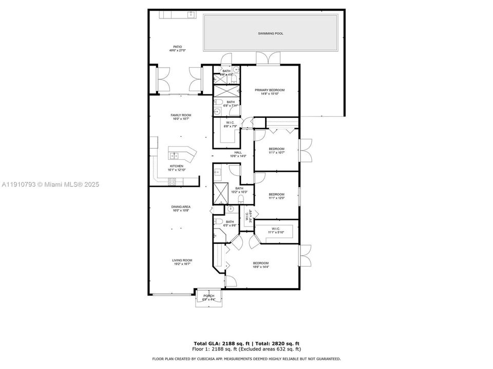 合同活跃: $5,100 (4 贝兹, 4 浴室, 1889 平方英尺)