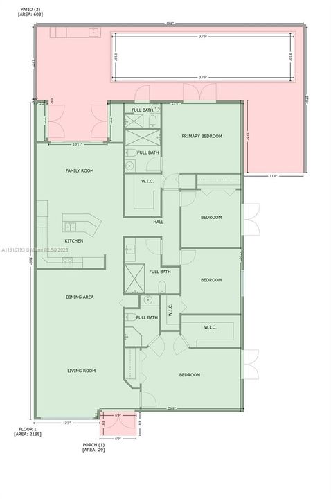合同活跃: $5,100 (4 贝兹, 4 浴室, 1889 平方英尺)