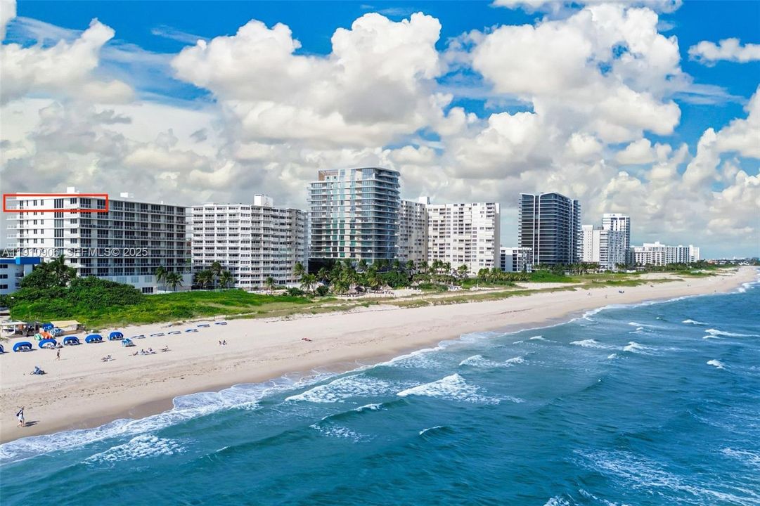 Unit Location East Side on Beach