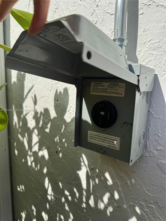 electric car charging station