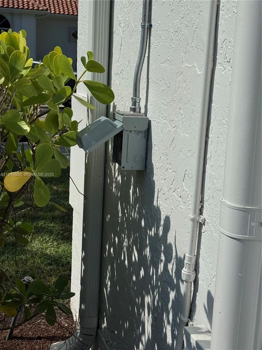 electric car charging station