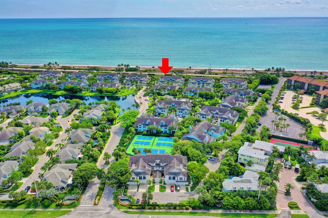 Aerial View Sea Colony