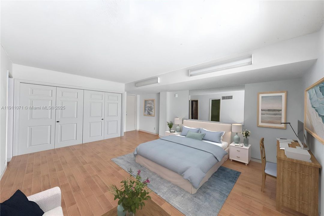 Rendering of renovated unit.