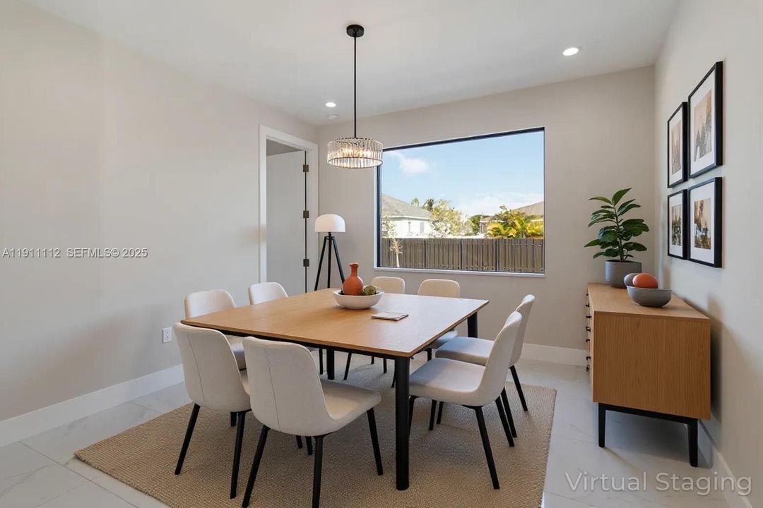 Dining Virtual Staging