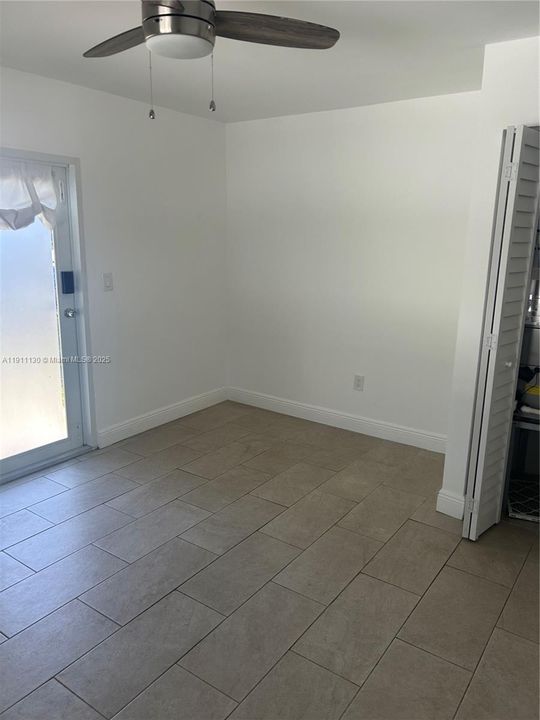 Living, Dining area and  unit entrance