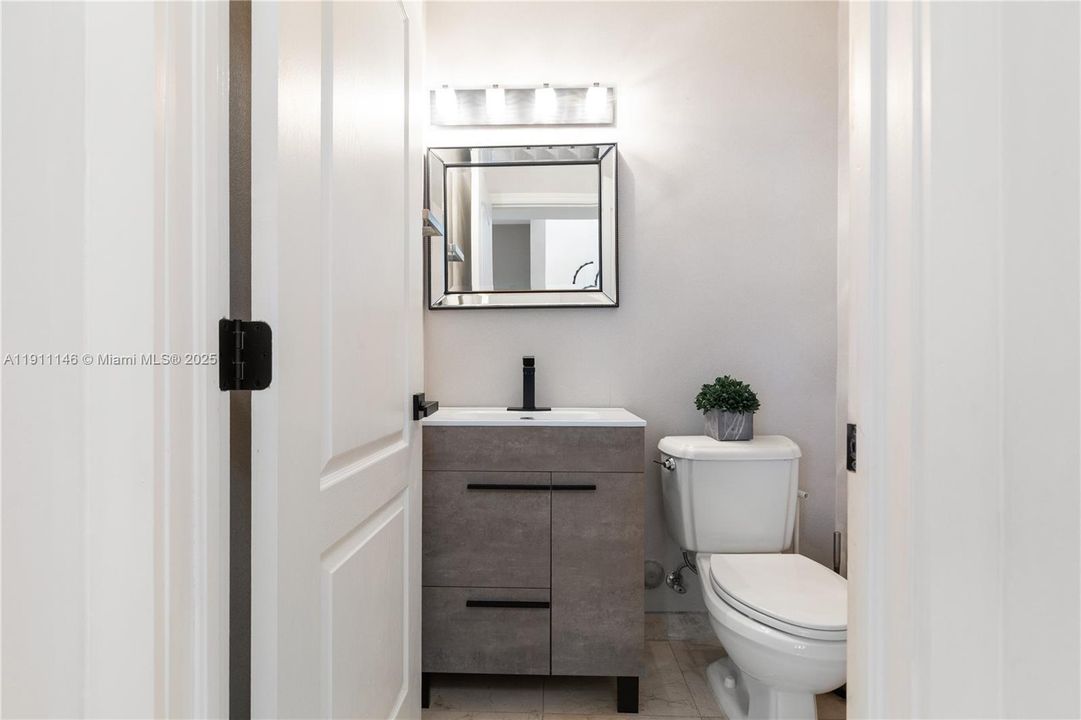 Downstairs Guest Half Bath