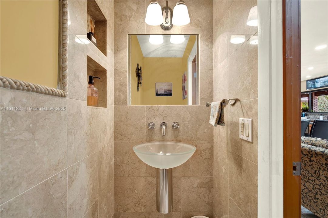 Guest Bathroom in family room