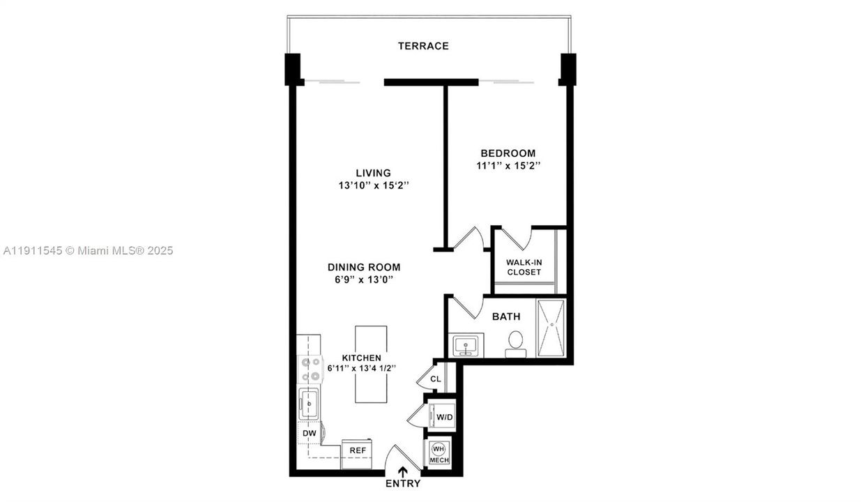 Active With Contract: $2,917 (1 beds, 1 baths, 859 Square Feet)