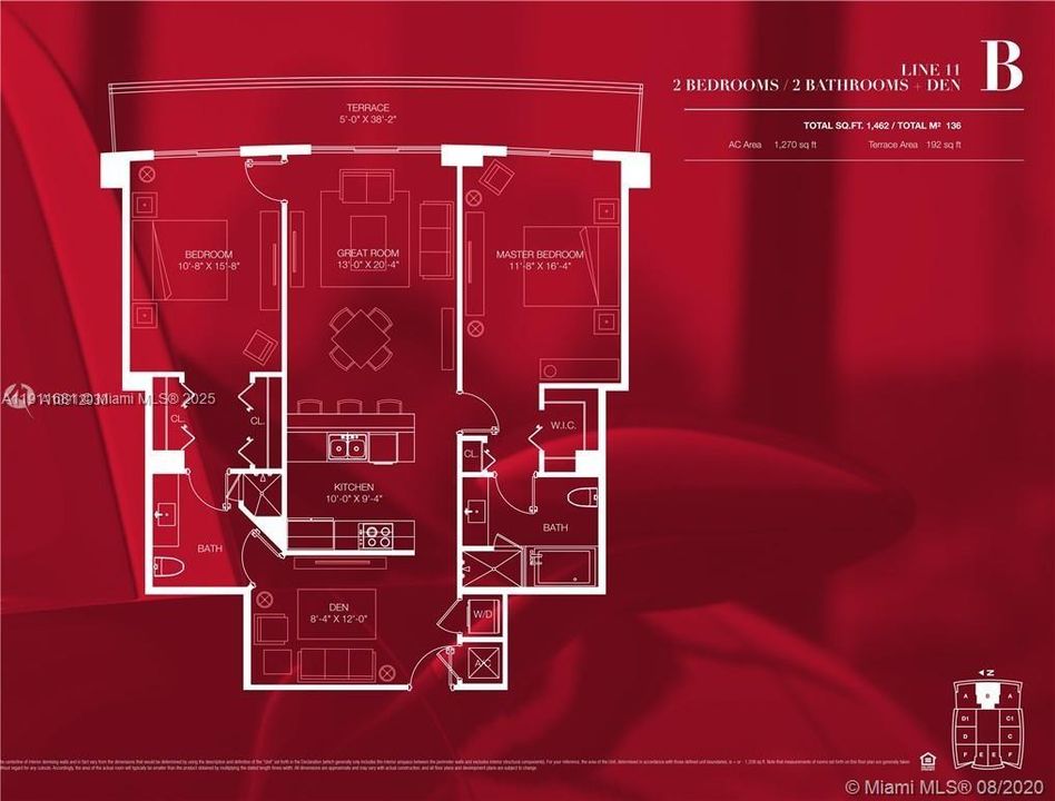 For Sale: $810,000 (2 beds, 2 baths, 1195 Square Feet)