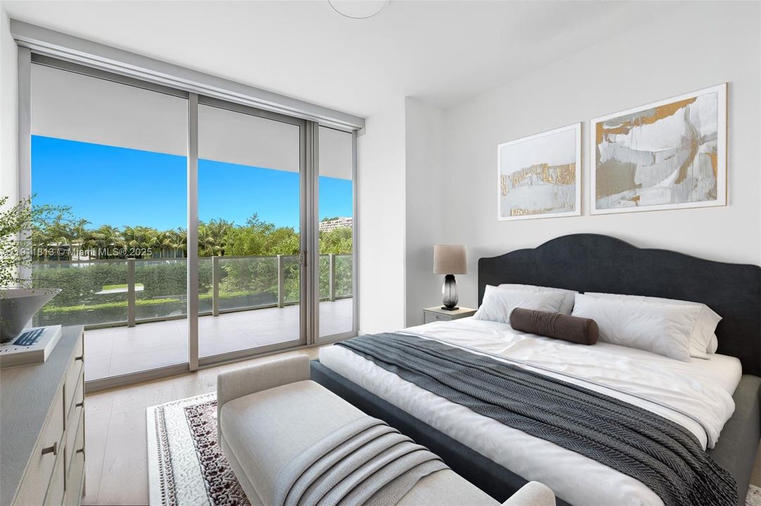 Secondary Bedroom Virtually Staged