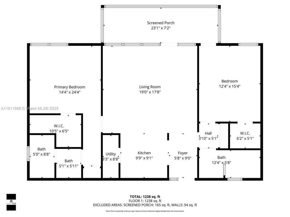 Activo con contrato: $298,000 (2 camas, 2 baños, 1229 Pies cuadrados)