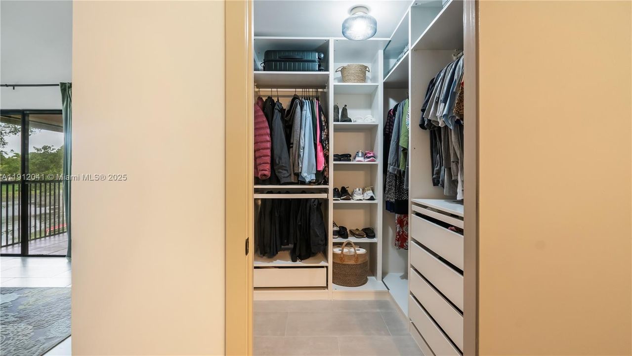 Primary bedroom closet